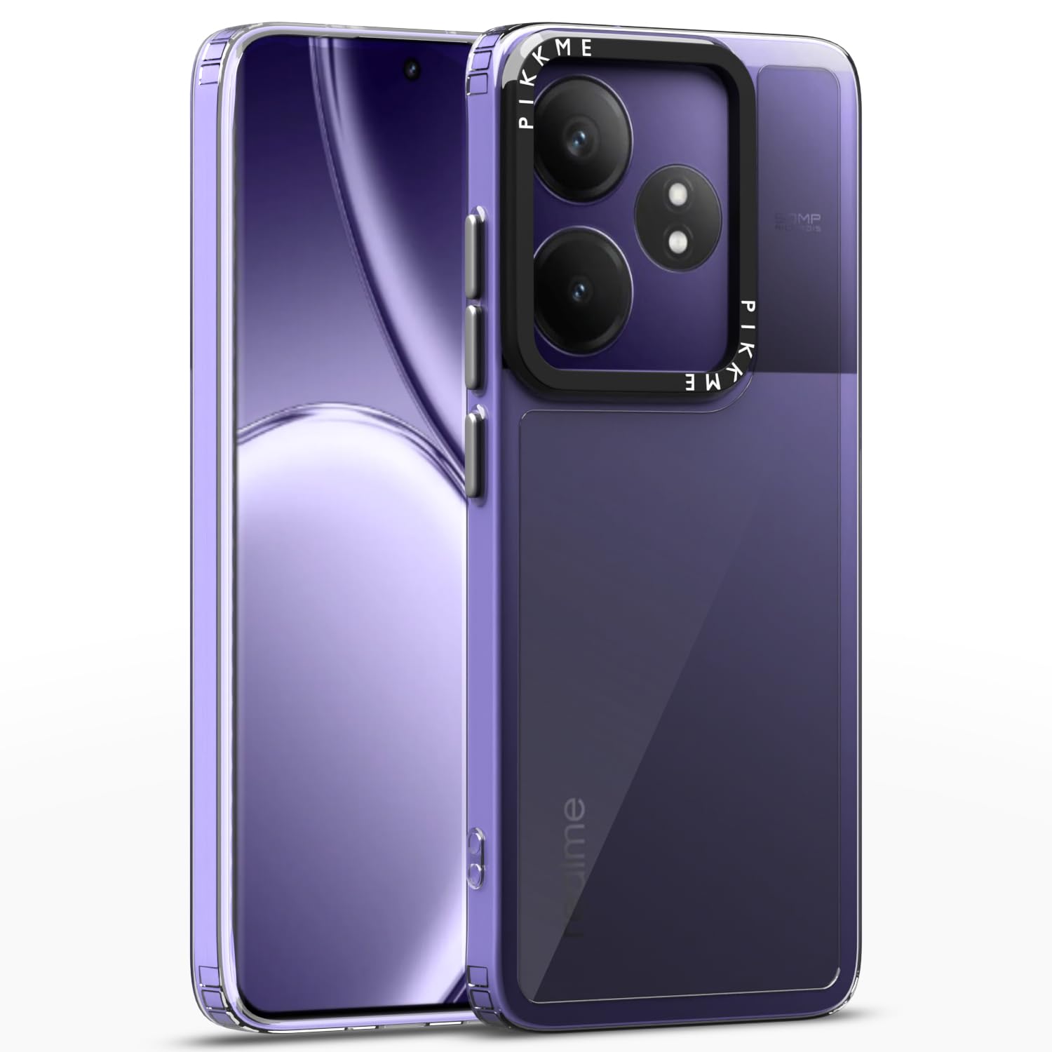 Pikkme PC + TPU Transparent Soft Case | Flexible Shockproof Back Cover | Hybrid Crystal Clear Transparent Case for Realme GT 6T 5G / GT Neo 6 SE 5G (Transparent) (B0DFMJW8R4) Amazon Price History, Amazon Price Tracker