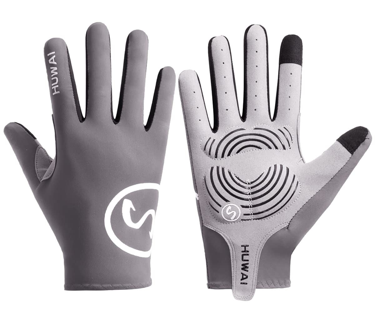 SUJAYU Padded Full Finger Cycling Gloves Mountain Bike Gloves, Breathable MTB Glove Racing Glove for Men Women