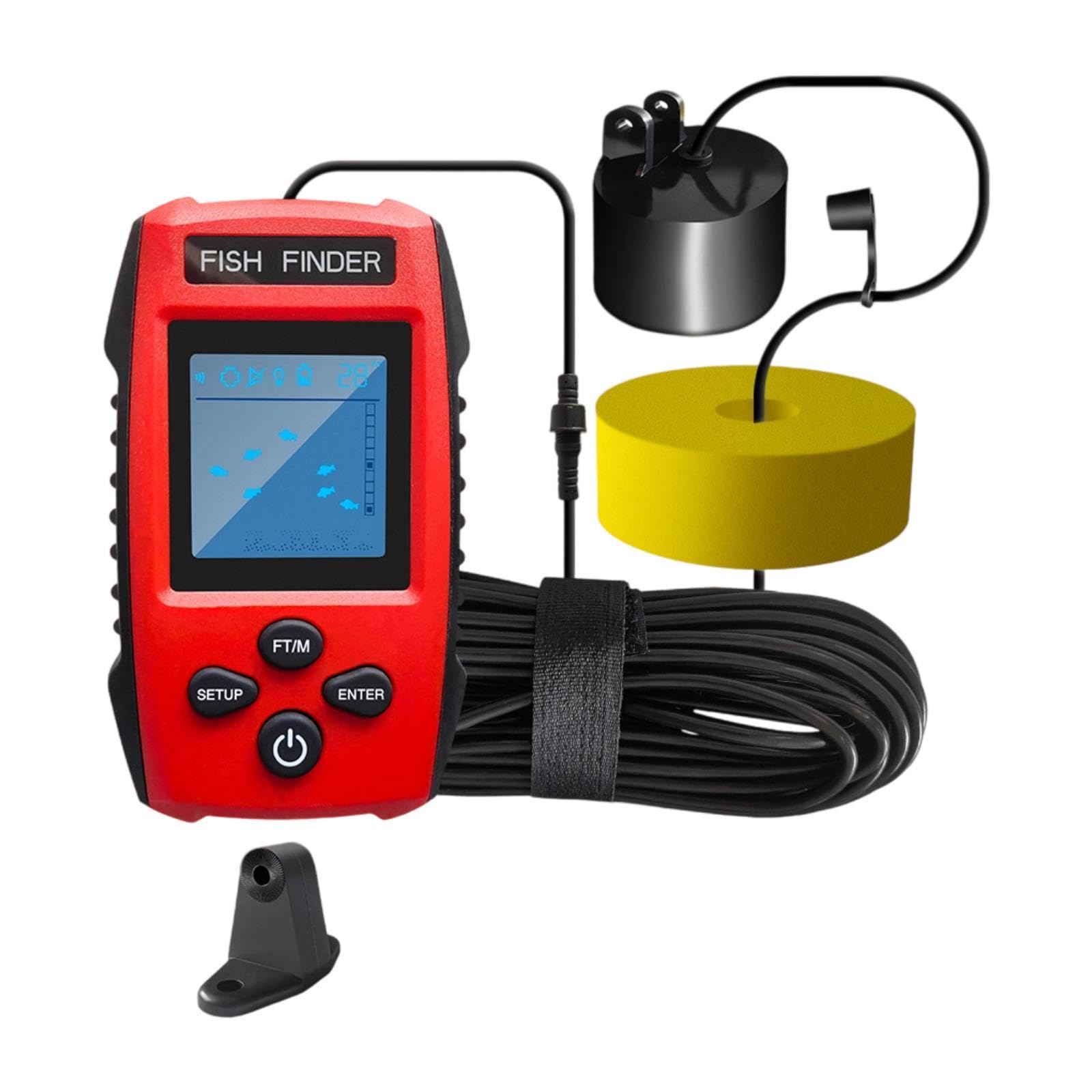 CALANDIS™ Portable Fish Finder Accurate Fish Depth Finder for Kayaks Sea Fishing Boats | Fishfinders | Fishing