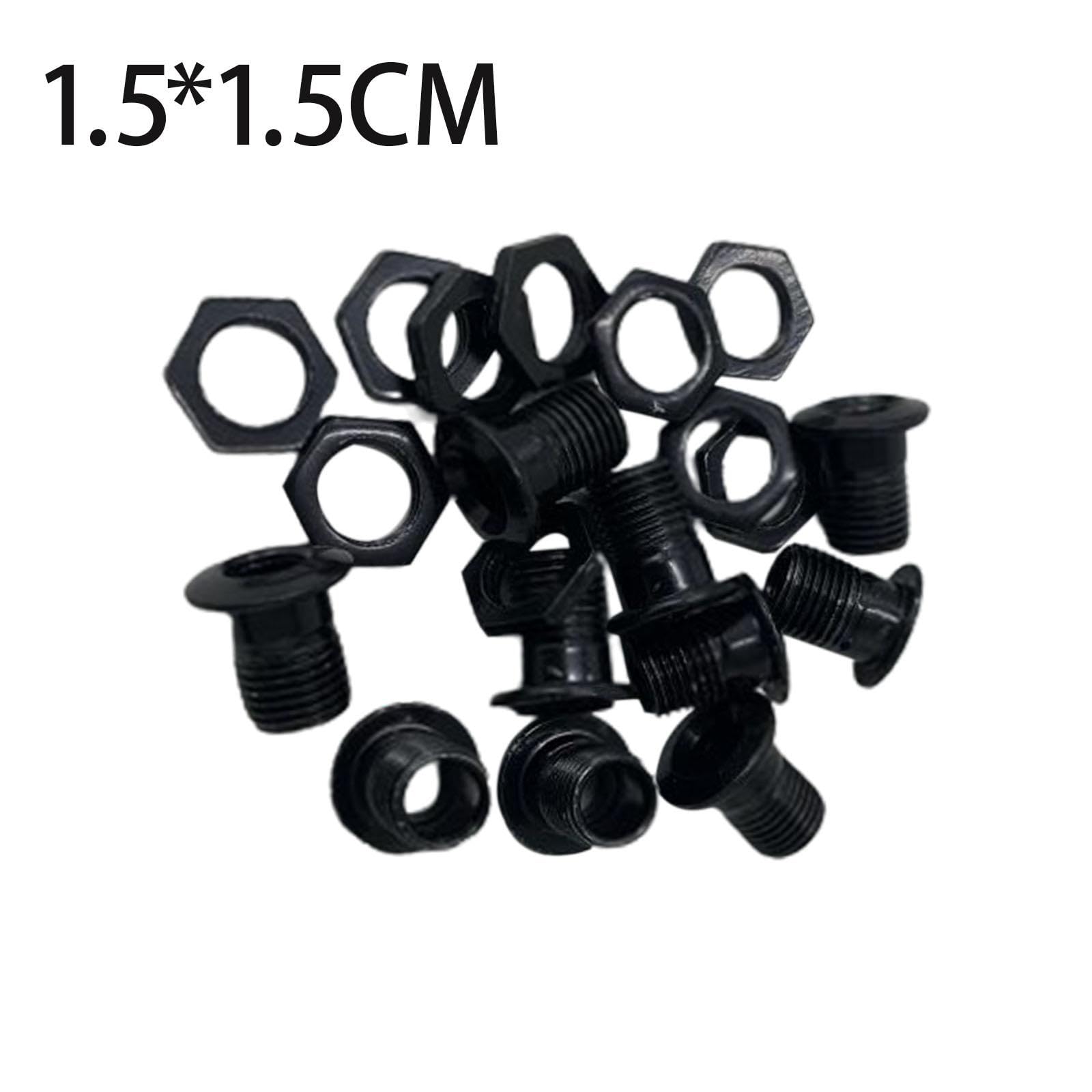 LOVIVER 10 pièces évent pour batterie, partie de batterie 1/2 "instruments de musique d'engrenage, pièces de caisse claire Tom, pièces de Percussion, Kit de, Noir