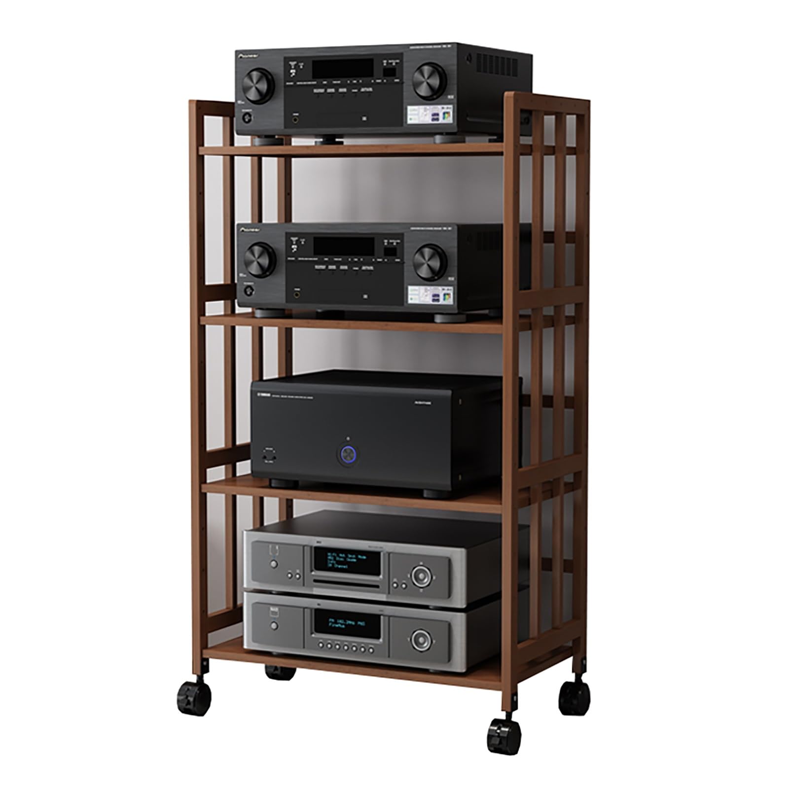 Support HiFi réglable résistant aux vibrations pour ranger vos composants audio