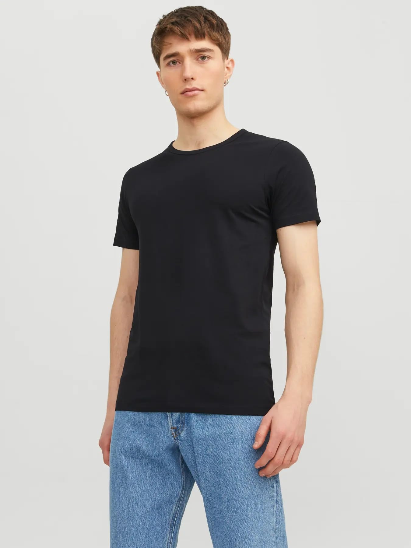 JACK & JONES Male Slim Fit Jeans JJIGLENN JJFELIX AM 066 LID Slim Fit Jeans
