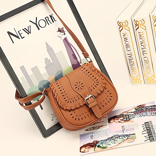 ZongSen Elegante da Donna Vintage Borsa a Tracolla...