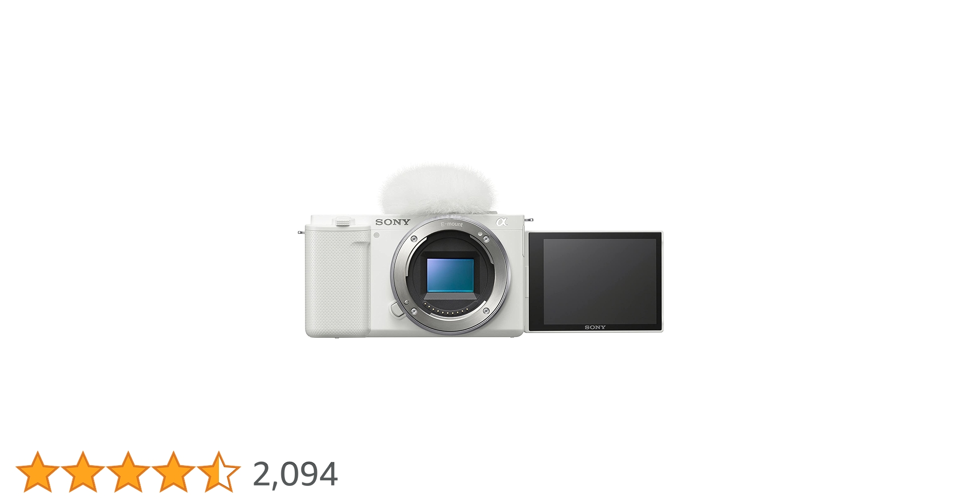 Sony Alpha ZV-E10 Mirrorless Vlog Camera with 4K Video