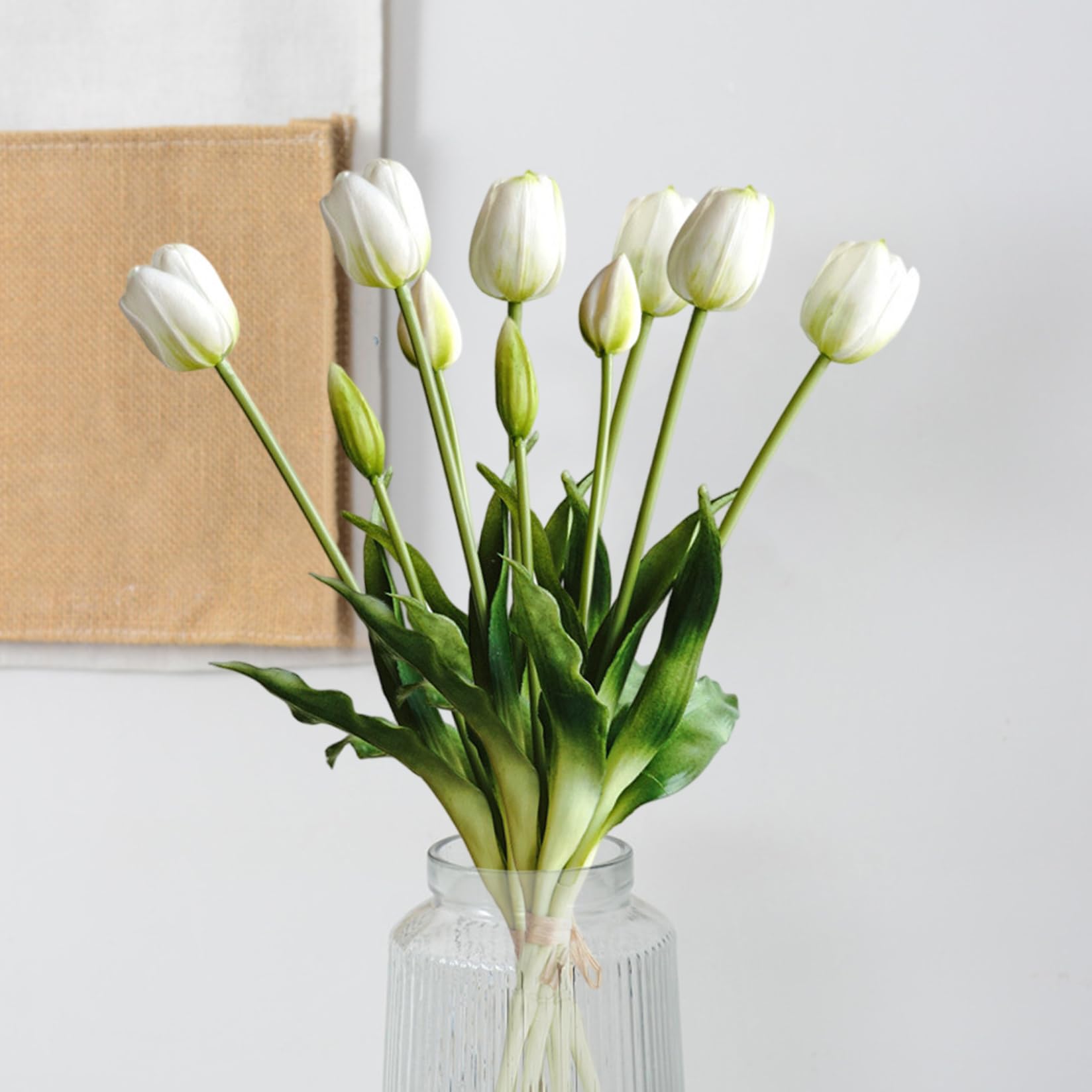 Tulipes en PU de qualité supérieure au toucher réaliste pour décoration haut de gamme