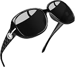 Joopin Lunettes de soleil Papillon pour femmes polarisé UV Protection, Lunettes de soleil pour femmes Trendy Ladies Shades pour la conduite