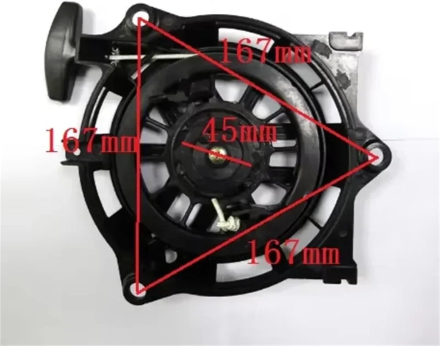 GCV190 Pull Start Recoil Starter Pully Rewind FIT for GSV190 GS190 GC190 GCV135 GCV160 OHV 4T Lawn Mower Engine Motor MOWERS(GCV190)