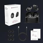 Écouteurs sans fil Monster Bluetooth 5.3, 32 heures d'autonomie avec étui de chargement, écouteurs sans fil, contrôle tactile, écouteurs intra-auriculaires