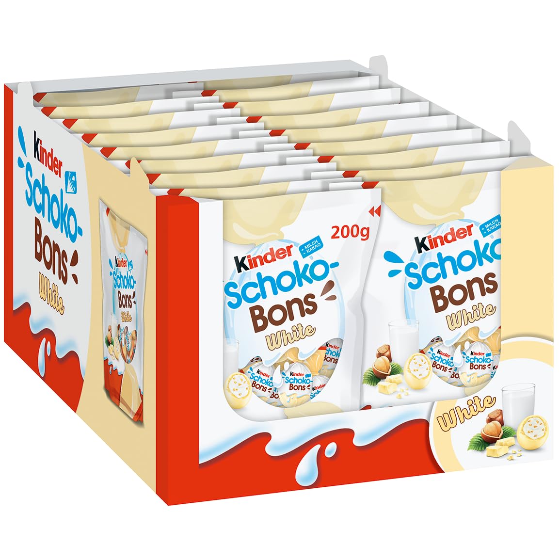 kinder Schoko-Bons White, 18er Pack (18 x 200g)