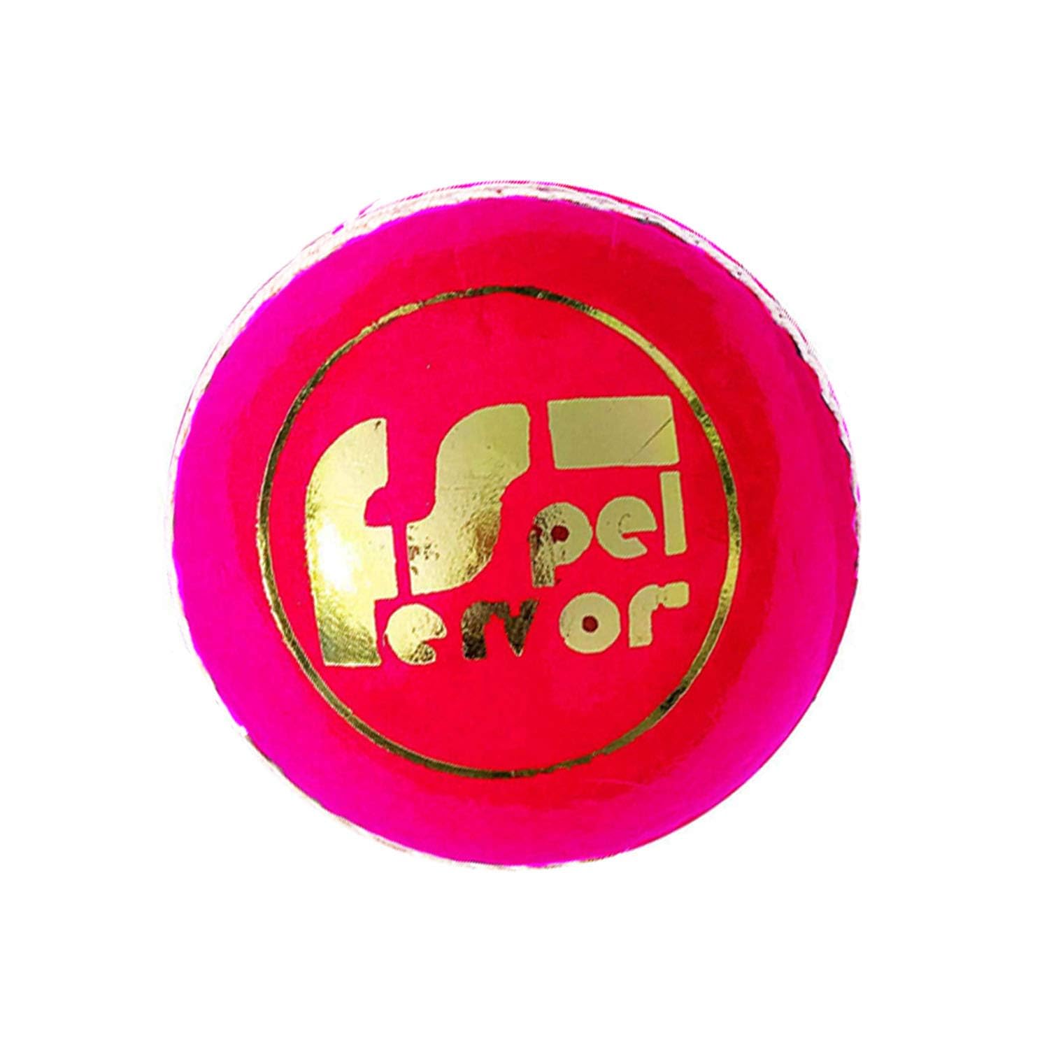 Fervor Spel Genuine Leather 4 Part Pink Cricket Ball Standard Size (6) (B0DB5757J4) Amazon Price History, Amazon Price Tracker