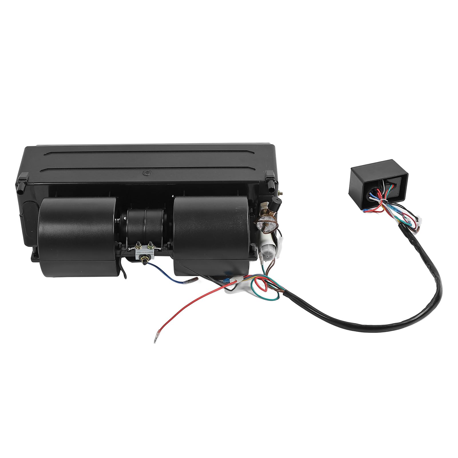 Kit Evaporatore AC Sotto il Cruscotto ABS Lega di Alluminio Unità di Raffreddamento Universale Sotto il Cruscotto 12V Termostato Elettronico a 3 velocità per Uso Retrofit di Camion per Auto
