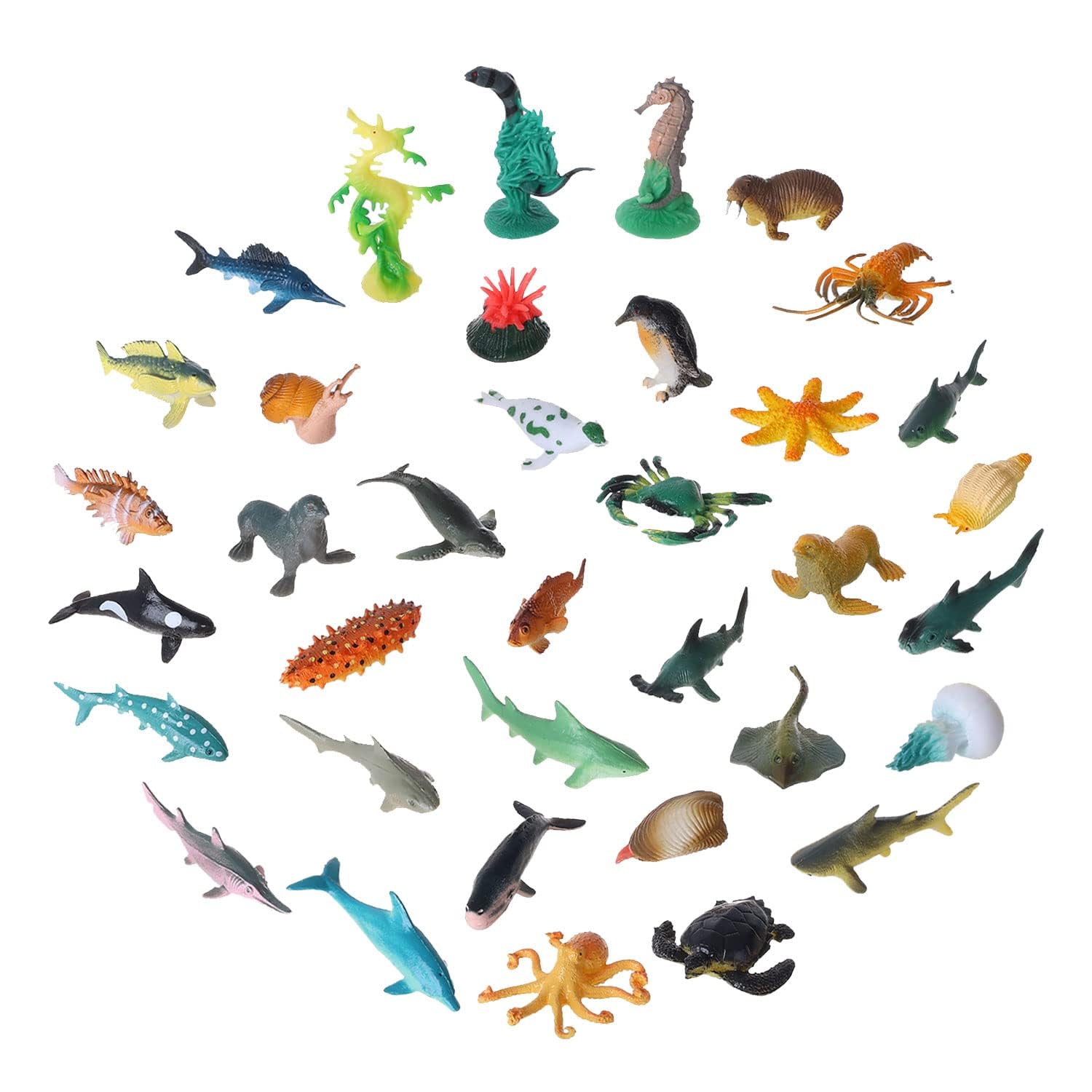 Kids Animal Toy Sets - Sea & Wild Animals -5 Kids Animal Toy Sets - Sea & Wild Animals -5