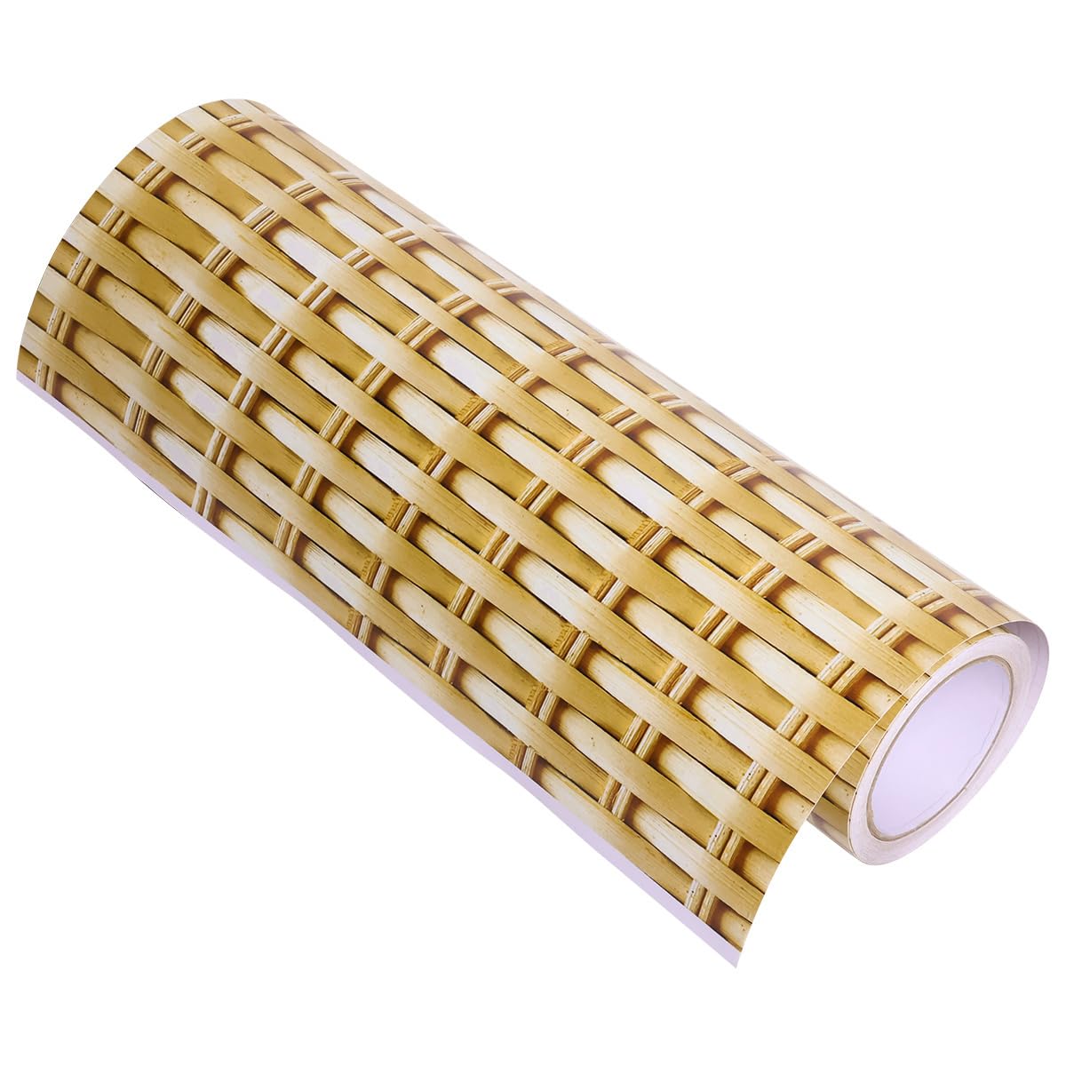 Papier peint adhésif imperméable imitation bambou durable couleur B