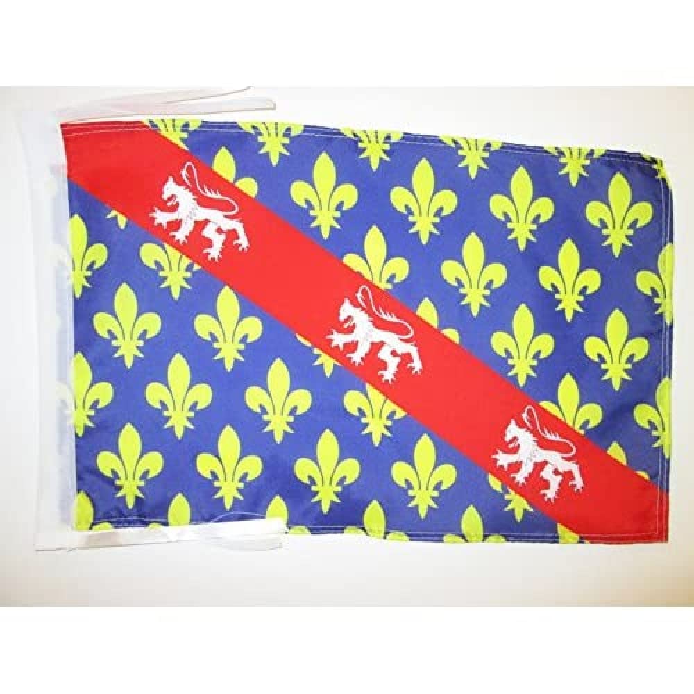 AZ FLAG - French Department of Creuse Flag - 18'' x 12'' - 100% Polyester France - Creuse Small Banner with Two Cords - Fade Resistant - Vivid Colors - 18x12 in - 45x30 Cm