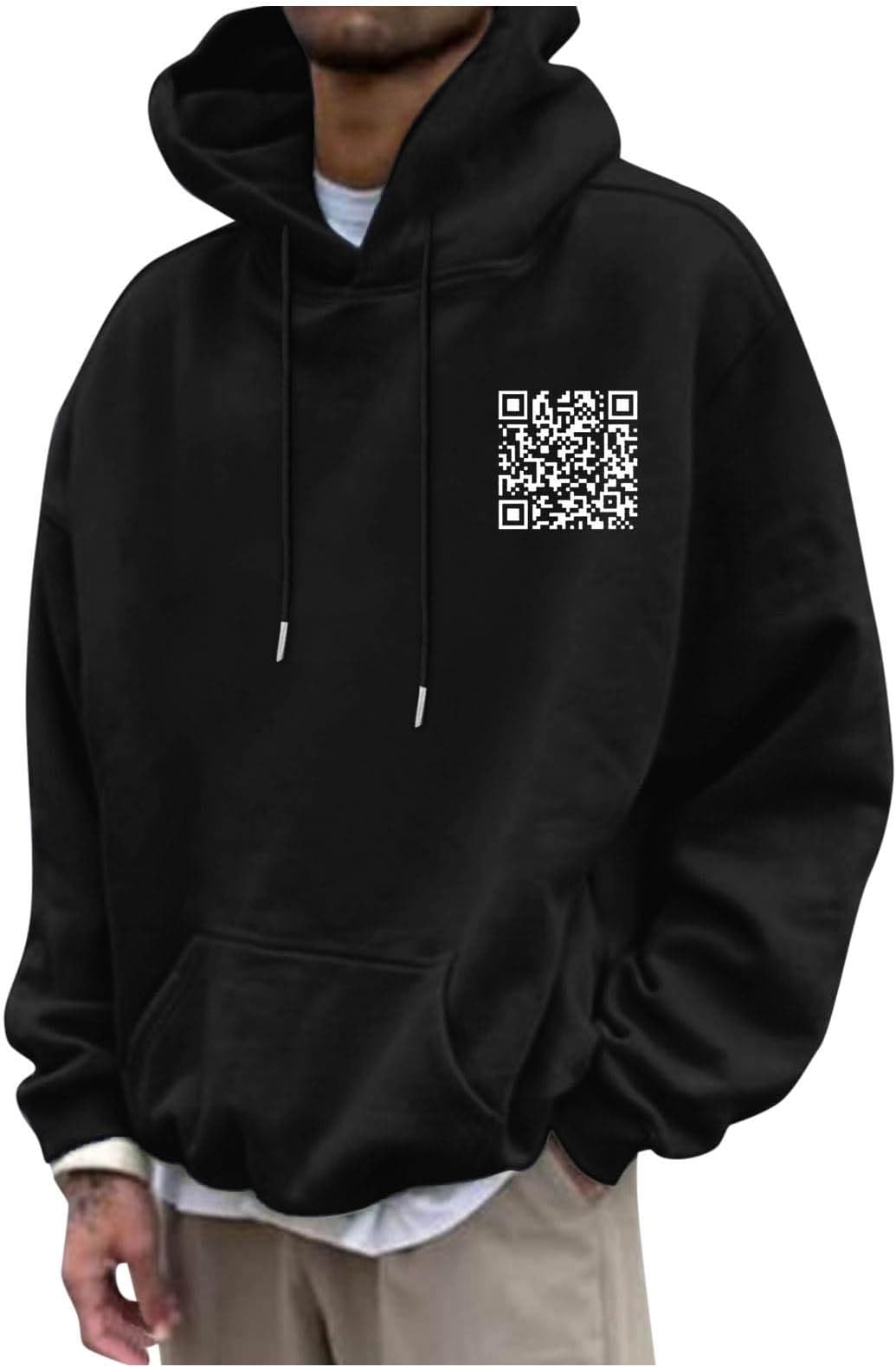 GenericFunny Fu Scannable QR Code Unisex Hoodie