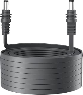 16.4FT Starlink Mini Cable, 20AWG Starlink Mini Flat Hidden Cable | Ultra Slim Waterproof Power Cord for Easy Door & Window Closing, Starlink Mini Accessories for RV Camping Travel