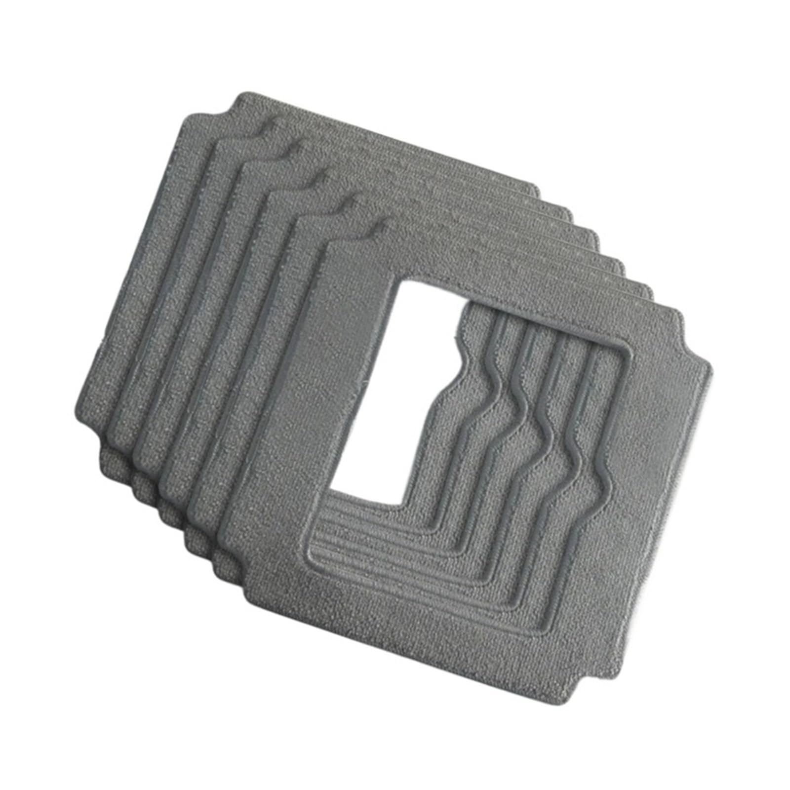 BWLQQBPCQ Fiber Mopping Cloths, Compatible For Liectroux YW509 Window Cleaning Robot, Reusable Washable Absorbent Pads Replacement Accessories 6PCS Per Pack