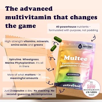 Multee High Potency Multivitamin for Women & Men, 60 Capsules