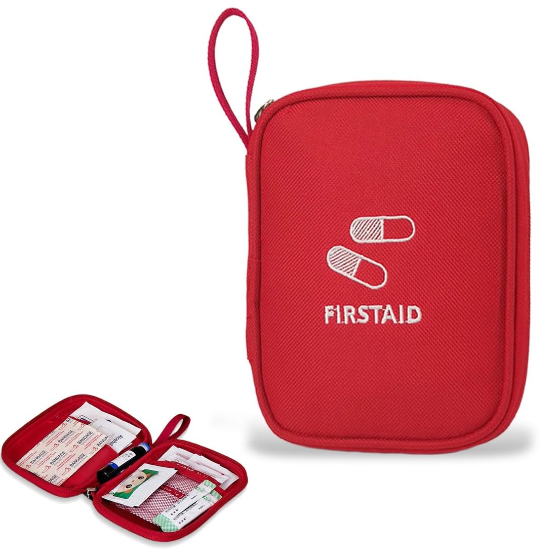 Botiquín de Primeros Auxilios, Bolsa de Medicina de Viaje, Mini Kit de Supervivencia Bolsa Médico