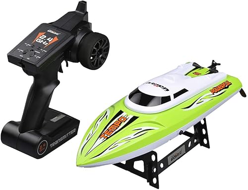 UDI RC Tempo 2.4GHz Control remoto de alta velocidad 17 Barco eléctrico (azul)