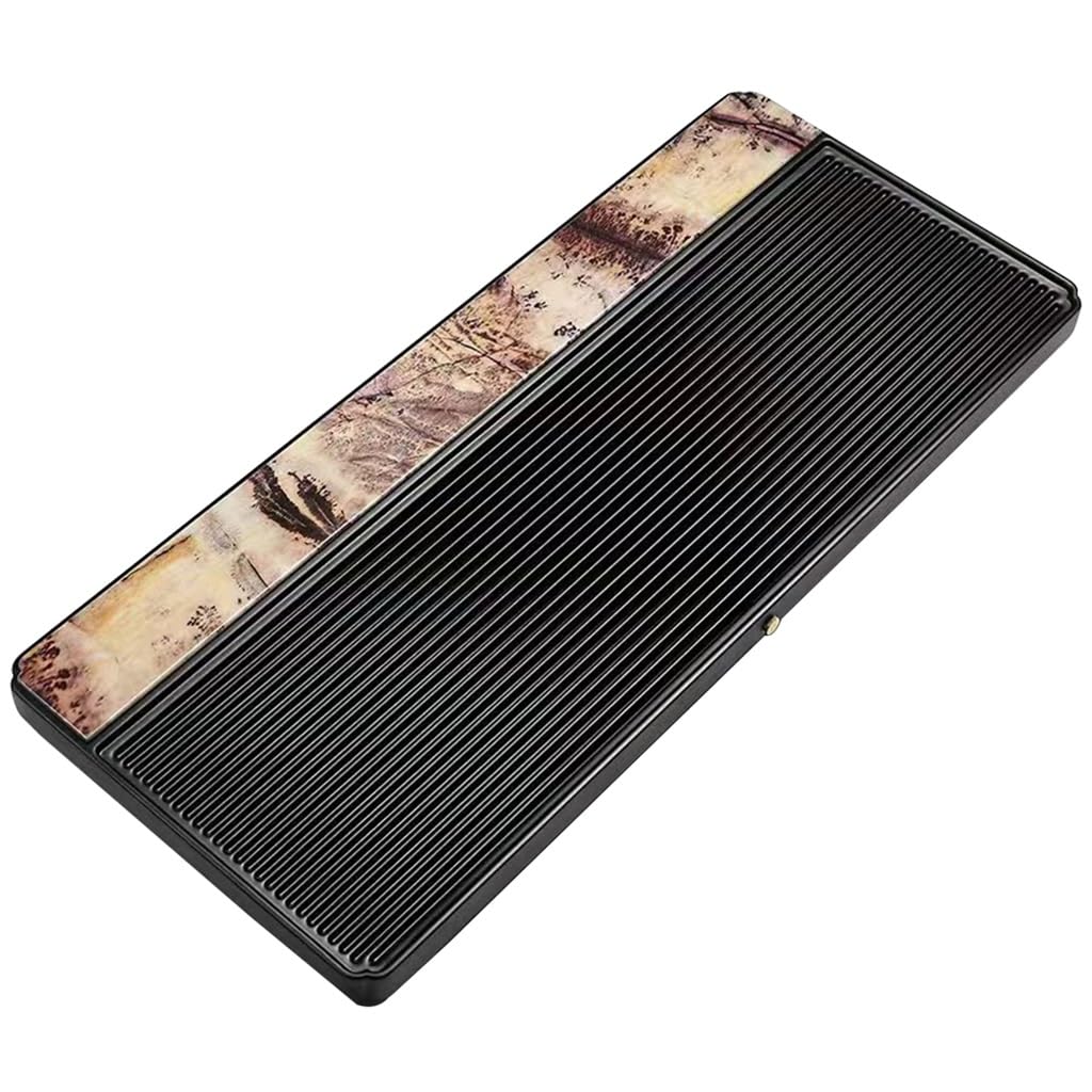 Bandeja de té, plato de té, bandeja de té Kongfu, bandeja de té Gongfu, bandeja de té de madera de Gongfu chino, caja de mesa con almacenamiento de agua para juego de té Kungfu, bandeja para servir