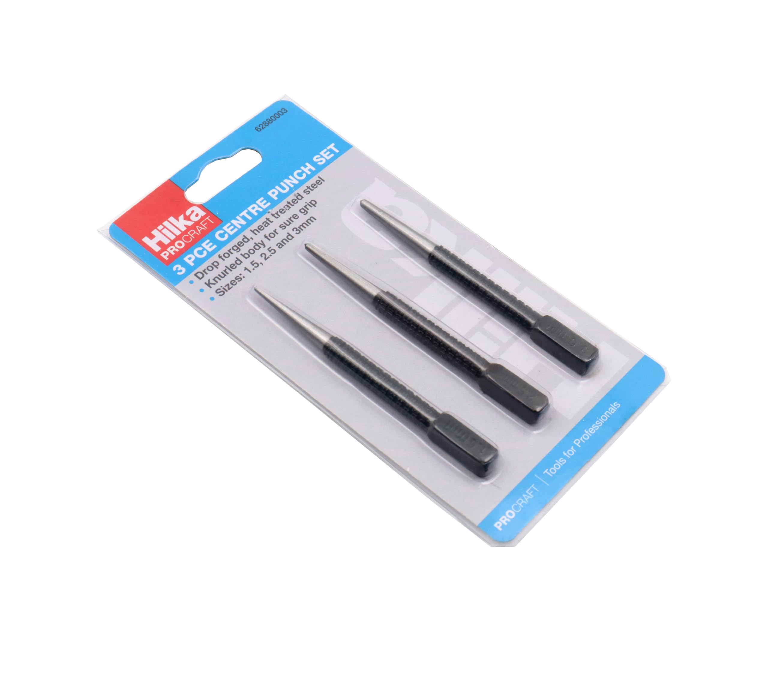 62880003 Pro Craft Centre Punch Set,Black