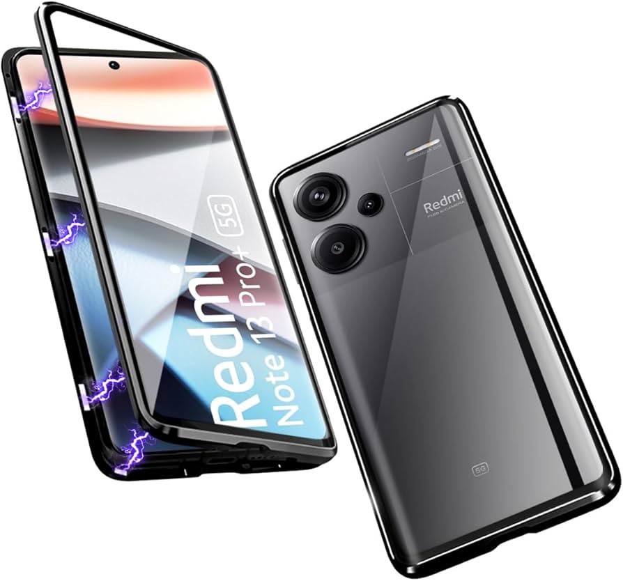 Redmi Note 13pro 5G ブラック＋透明ケースとガラスセット Redmi Note 13pro 5G ブラック＋透明ケースとガラスセット Redmi Note