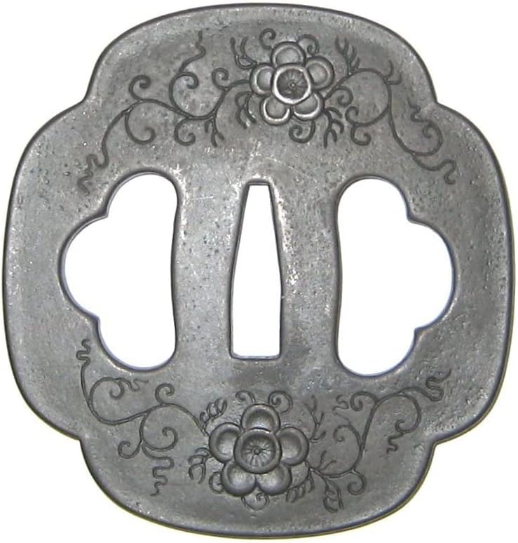 鍔 梅透かし鍔金入り 織田信長｜【公式】模造刀・居合刀の専門