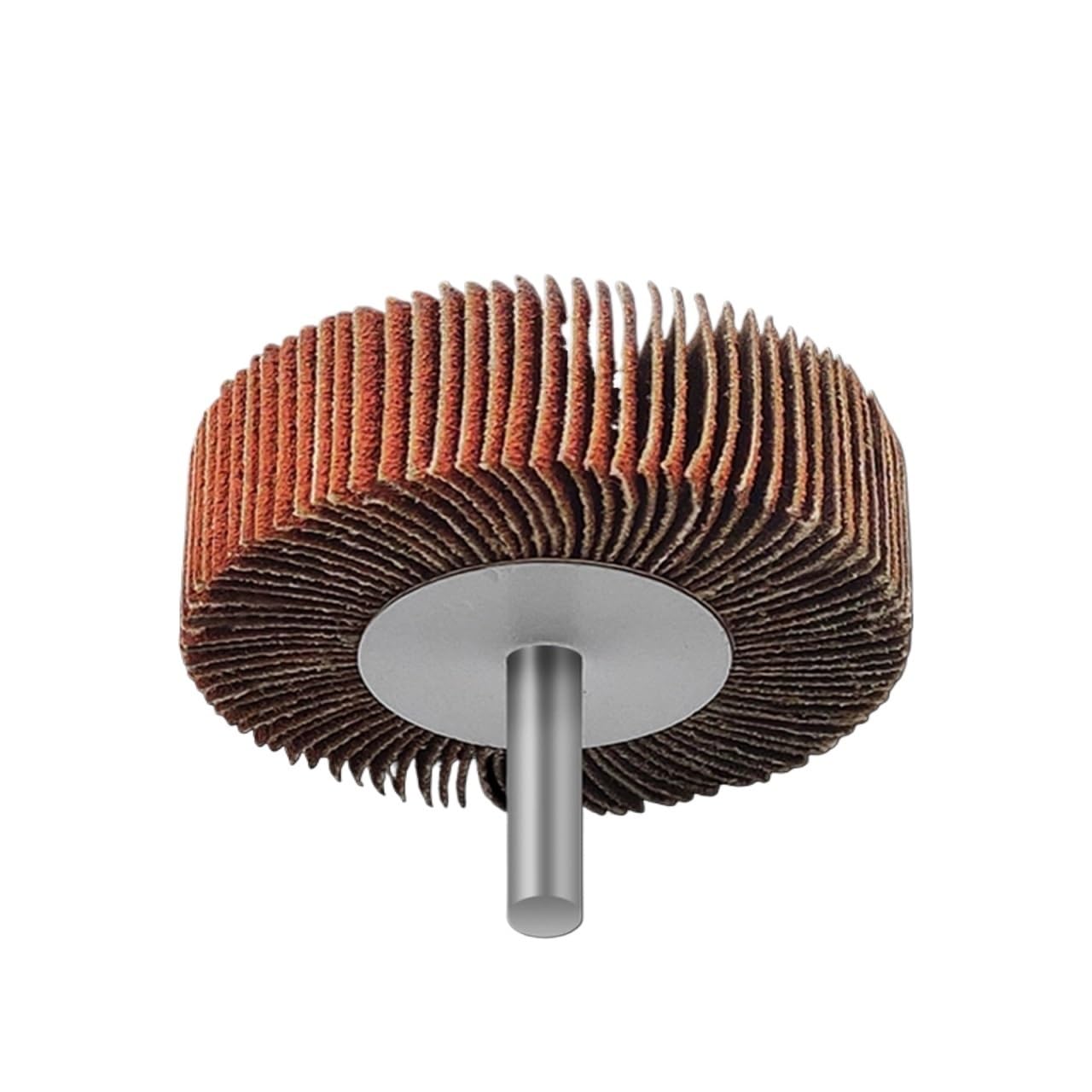 Set di ruote lamellari da 10 pezzi con gambo da 1/4". | Materiale abrasivo da 20-80 * 25 mm for la fabbricazione di metalli(80x25x6mm,120 GRIT_10PCS)