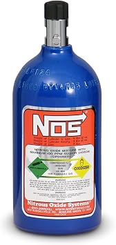 NOS 14710NOS Blue Aluminum 2-pound Nitrous Bottle