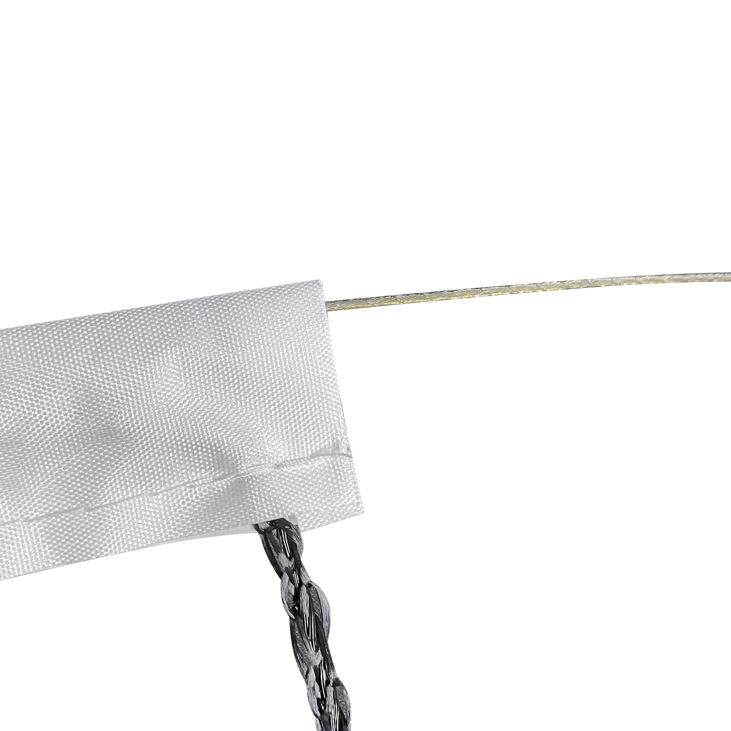 TRIZAND Siatka do siatkówki i badmintona firmy Bag 9,5 x 1 m, siatka do siatkówki i badmintona firmy Bag - siatkówka, badminton i akcesoria tenisowe, odporna na warunki atmosferyczne siatka - ze