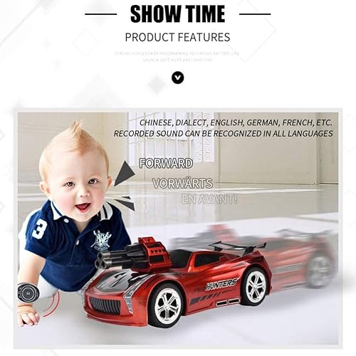 Miniatura 5 de Adepe Automóvil de control remoto inteligente de control de voz para carreras vehículos de carreras de 24 GHz coche de acrobacias RC con reloj