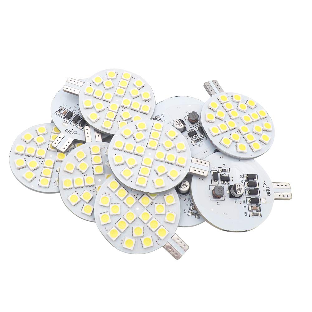 Grv T10 921 194 lampadina LED 24 – 5050 SMD super luminoso lampada 12 V AC/DC 12 V -24 V per camper barca Iandscaping soffitto a cupola luci interne (° generazione)