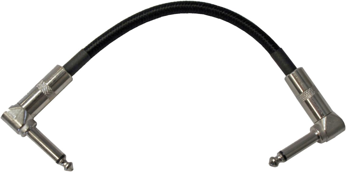 Strukture S6P48 6" Patch Cable Right Angle, Single Cable, Black