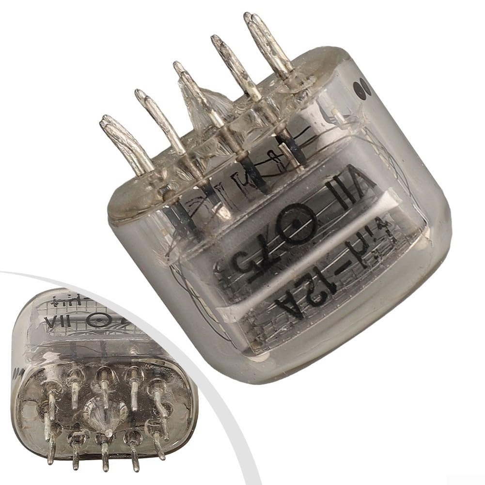 IN-12 Nixie Tube à affichage lumineux numérique, tube à vide à cathode froide néon pour horloges