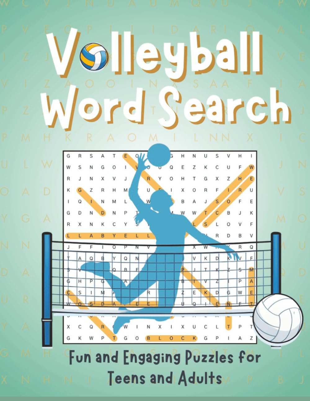 Volleyball Word Search: Fun and Engaging Puzzles for Teens and Adults