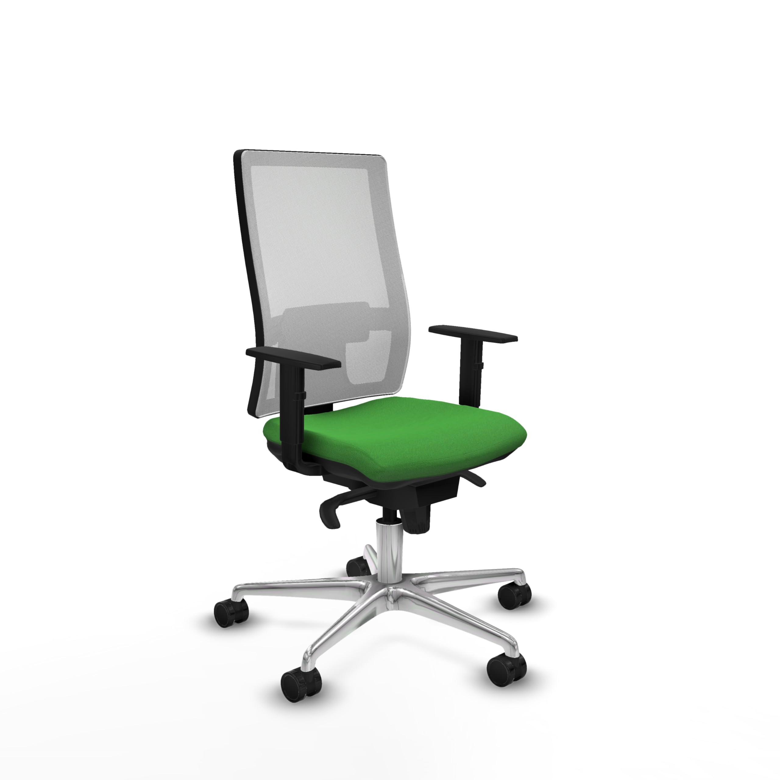 Piqueras y Crespo - La Mejor Silla ergonómica Calidad Precio, Modelo Horna, sillas operativas hasta 120 Kilos, Brazos 1D, Respaldo Regulable y Apoyo Lumbar 1D.