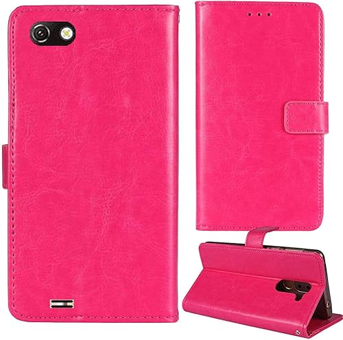 Miniatura 8 de Stand Premium Retro Business Flip Funda protectora de cuero para Sky Platinum F5 / E5 / G5 5 pulgadas protección teléfono cubierta piel folio libro