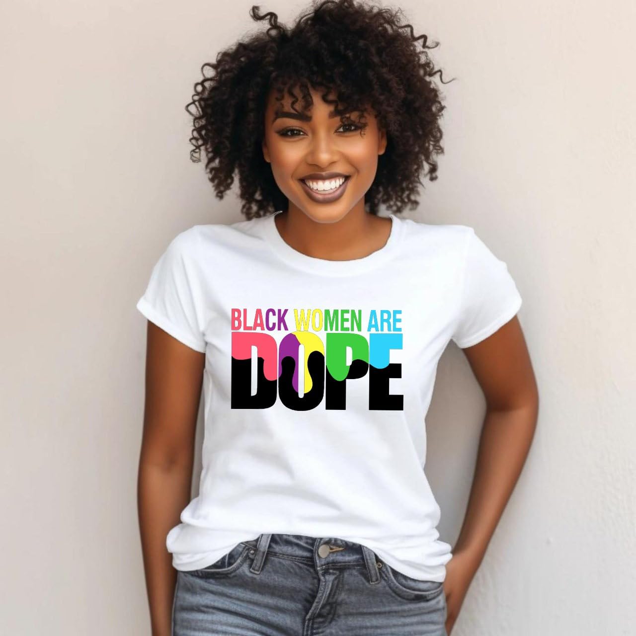 African Proud Shirts for Women Black History T-Shirt African-American Tee Tops - Image 4