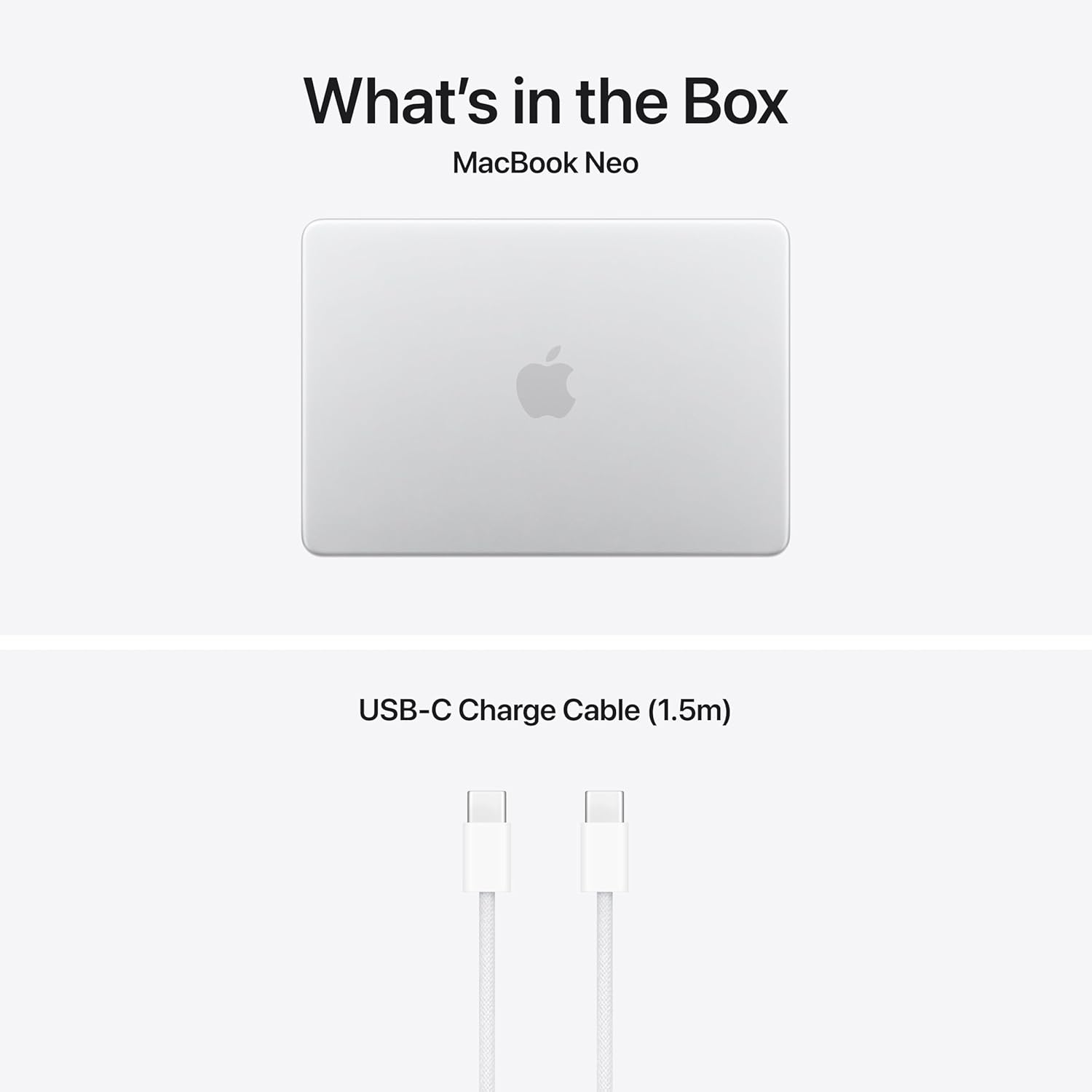 Apple MacBook Neo 13-inch Laptop with A18 Pro chip: Built for AI and Apple Intelligence, Liquid Retina Display, 8GB Unified Memory, 256GB SSD Storage, 1080p FaceTime HD Camera; Silver — image 6
