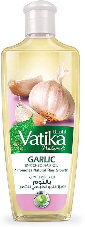 Vatika Dabur Garlic Enriched Hair Oil For Hair Growth (200 Ml)
