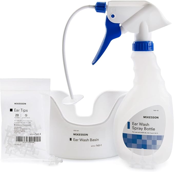 Amazon.com: McKesson Ear Wash System Kit - Includes Spray Bottle ...