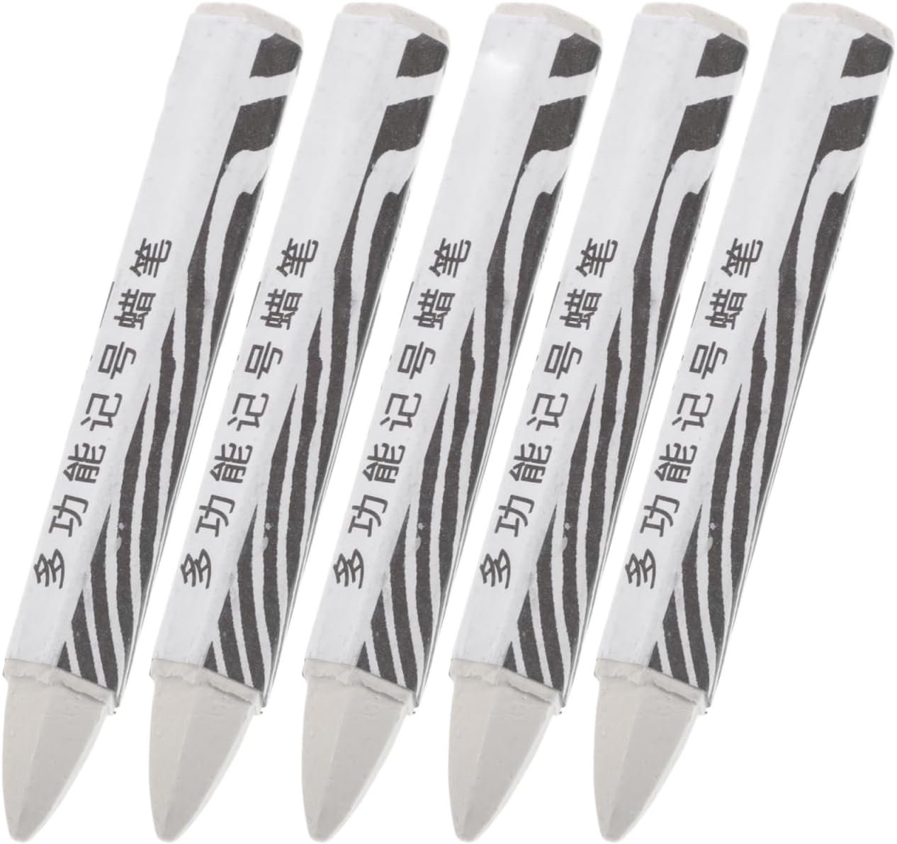 OSALADI Waterproof Tire Crayon Set 5 Pieces White Tire Markers for Car Repair Auto Maintenance Durable Wax Paint Pens for and Car Parts Marking