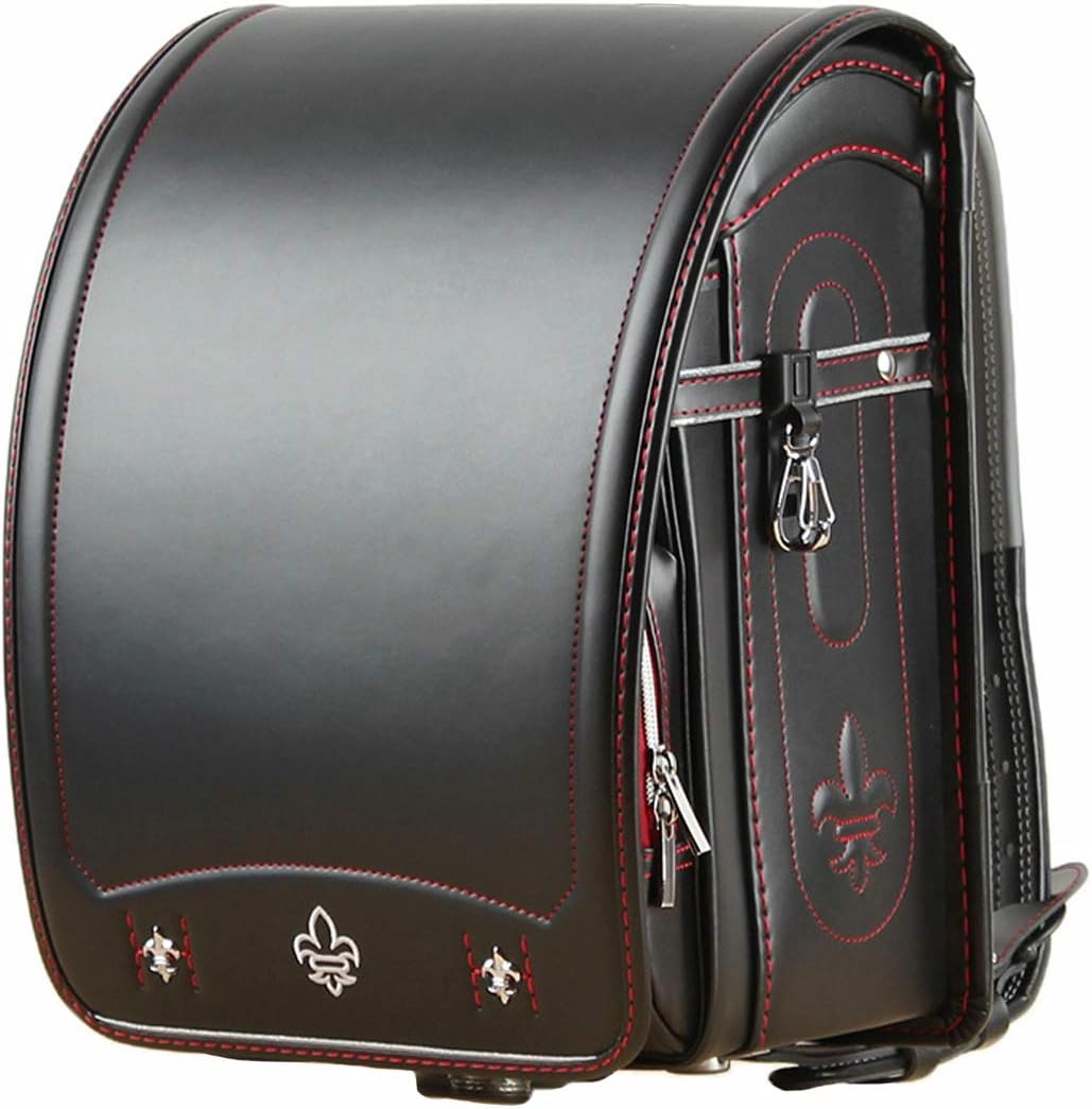 ransel randoseru black backpack japanese automatic school bags Senior waterproof PU leather