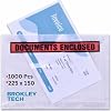 1000 x A5 Printed Document Enclosed Wallet (225 x 165 mm) | Peel & Seal Clear Plastic Envelopes/Sleeves/Pockets/Wallets | Attach Invoices, Packing Lists & Delivery Notes to Parcels