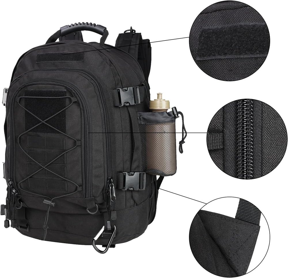 Zaino tattico militare grande 60L impermeabile militare assalto 3 giorni pack per escursionismo, trekking, caccia, campeggio