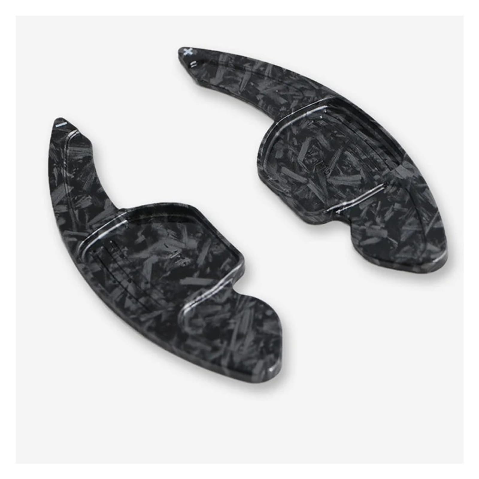 Zhangzhengyao Carbon Fiber Black Car Steering Wheel Shifter Paddle For Mustang 2015-2019 Car Steering Wheel Shift Paddles Extension Shifters(Carbon Fiber Black)