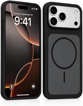 NewPole iPhone 17 Pro Max için Magsafe ile Uyumlu Kılıf Premium Yumuşak Sıvı Silikon Kılıf Mikrofiber Astar Darbeye Karşı Dayanıklı Apple iPhone 17 Pro Max ile Uyumlu Kılıf