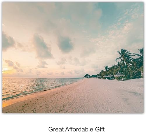 Miniatura 6 de Juego de arte de pared de océano de verano, decoración de casa de playa para baño, dormitorio, sala de estar, regalo tropical para surfistas,