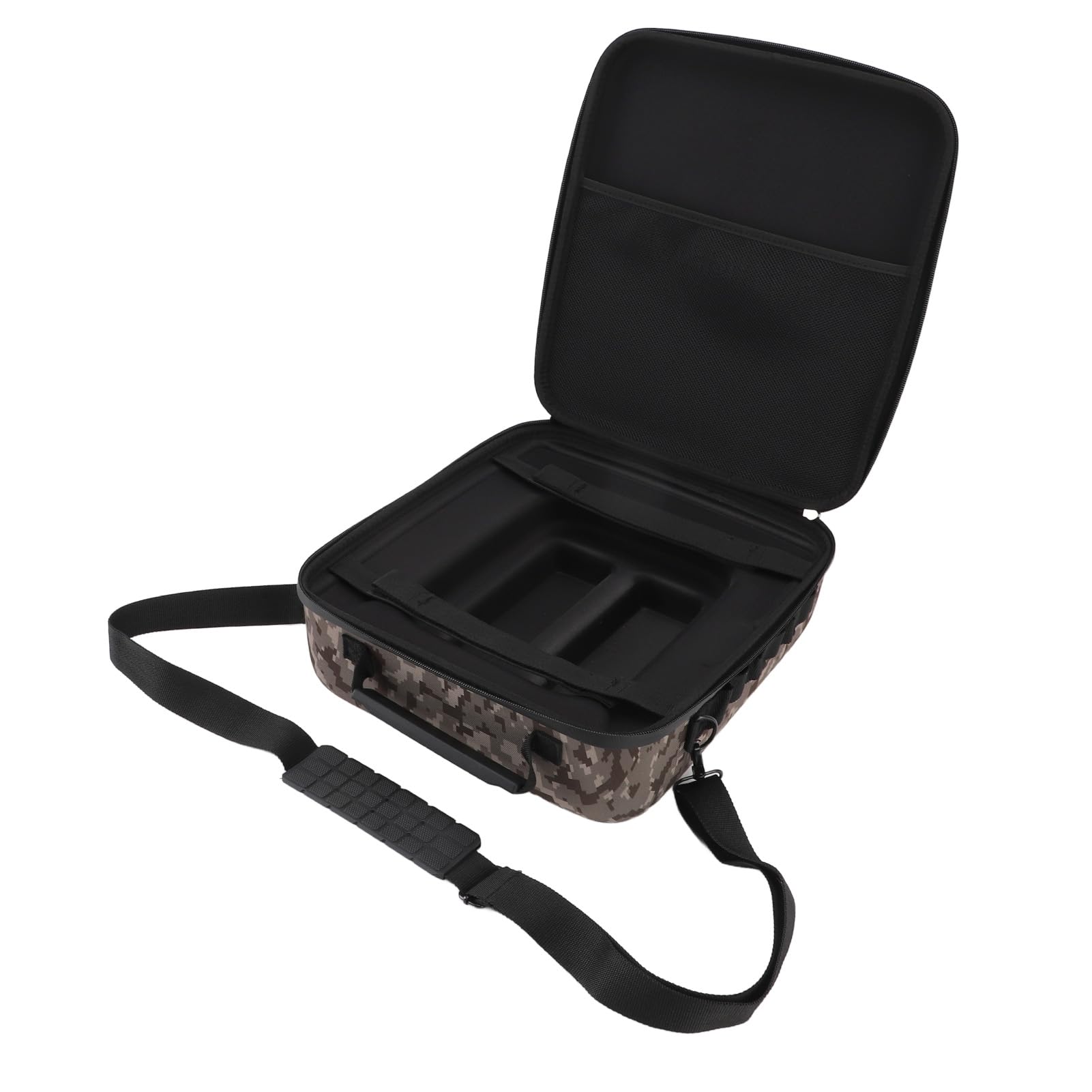 Custodia Rigida per Satellite Custodia da Trasporto in Tessuto Oxford 35 X 32 X 13 Cm Portatile Resistente Alla Pioggia con Scomparti Multipli per Viaggi, Campeggio, Esterni, Accessori per